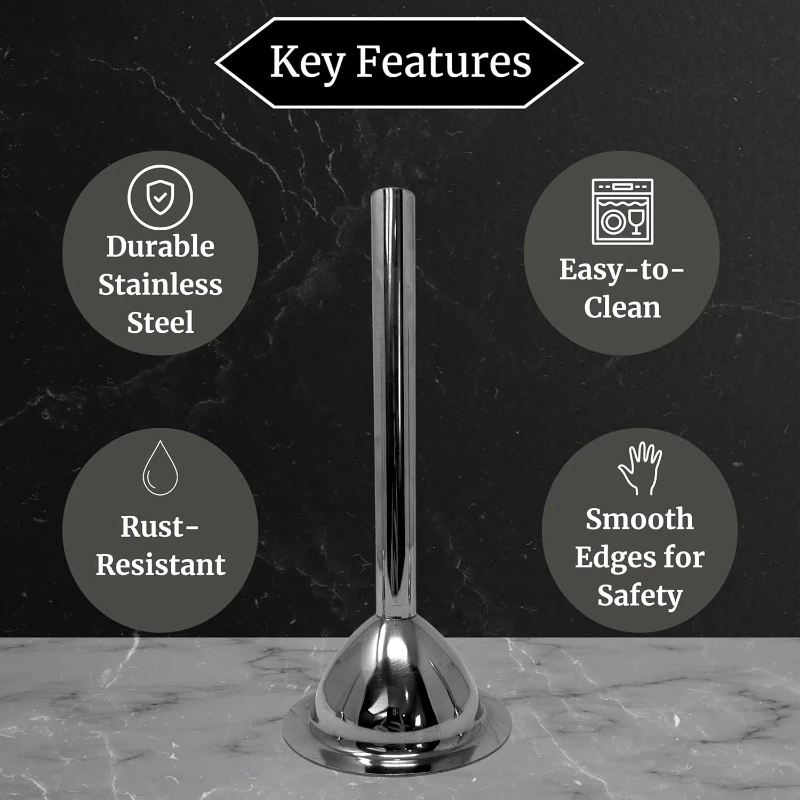 3-teiliges Set mit 22 Teilen # Fleischwolf-Einlauftrichter, 22 # Edelstahl-Einlaufschlauch – Detail 3