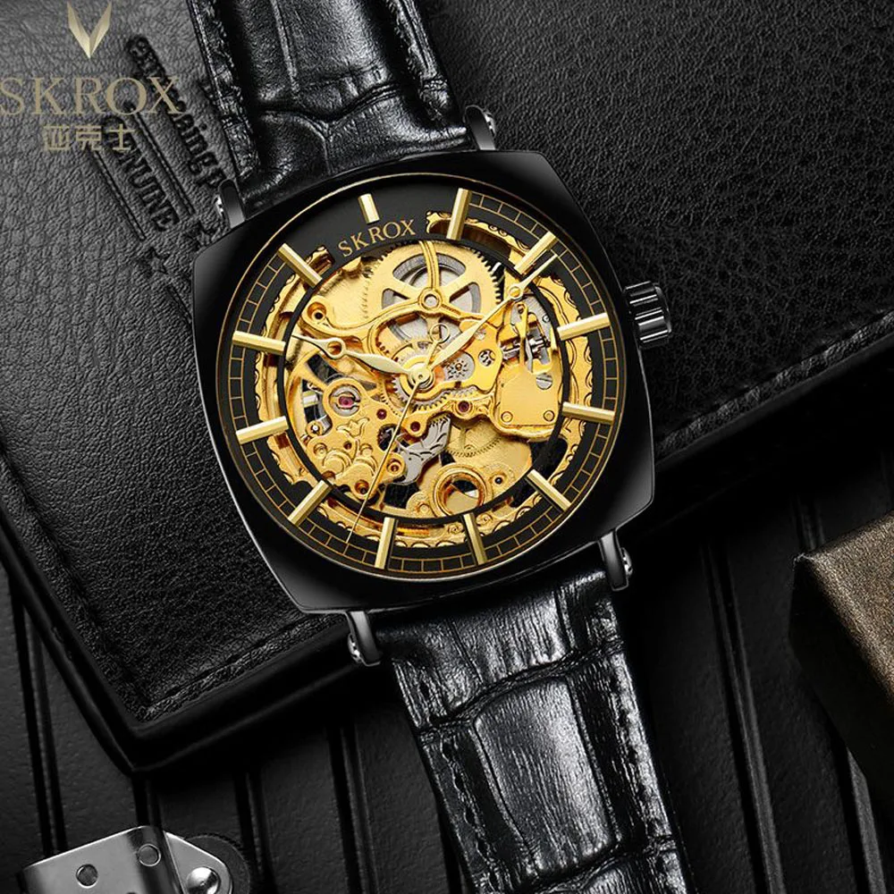 

New Luxury Brand Men Watches Automatic Mechanical Male Business Watch Man Sports Leather Luminous Clocks Reloj Hombre