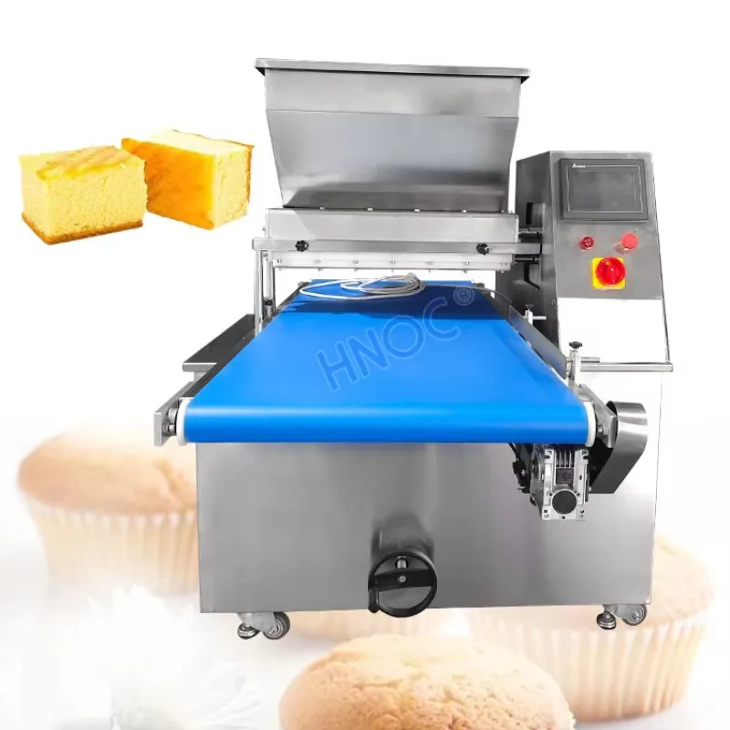 Automatic Bake Equipment Small Cup Cake Sponge Batter Fill Muffin Production Depositor Make Machine