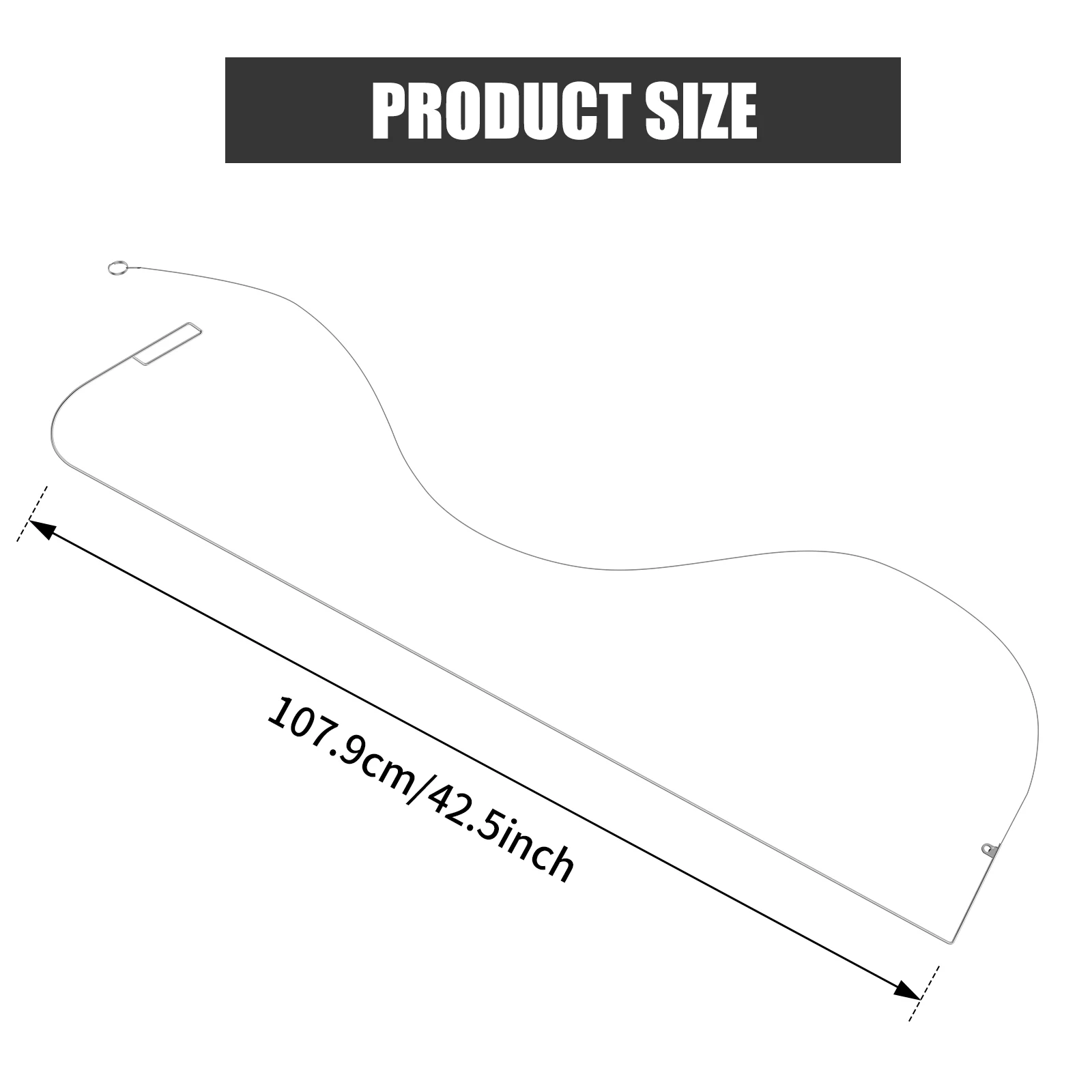 Stretch Lever Opening Tool 42.5 Inch Emergency Long Distance Stretch Lever Opening Tool Stainless Steel Lever Opening Tool