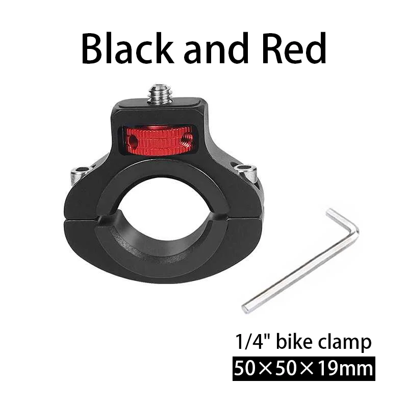 Bike Clip Mount with 1/4" Screw for Insta360 X5 X4 X3 Ace Pro Gopro 13 12 DJI Action 4 Sports Camera Gimbal Bracket Accessories