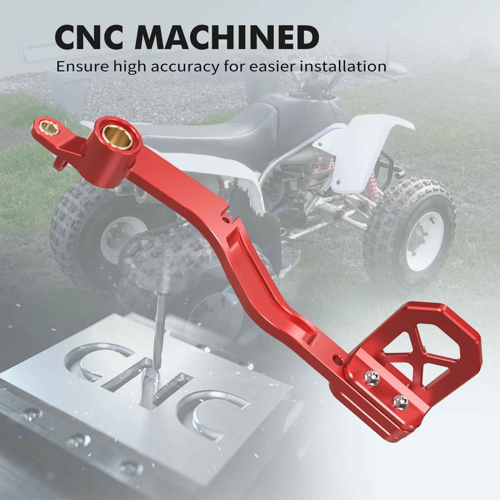 

NICECNC Rear Brake Pedal Lever For Yamaha YFZ450R 2009-2022 YFZ450X 2010-2011 YFZ450RSE Special Edition 2009-2022 YFZ450 2017