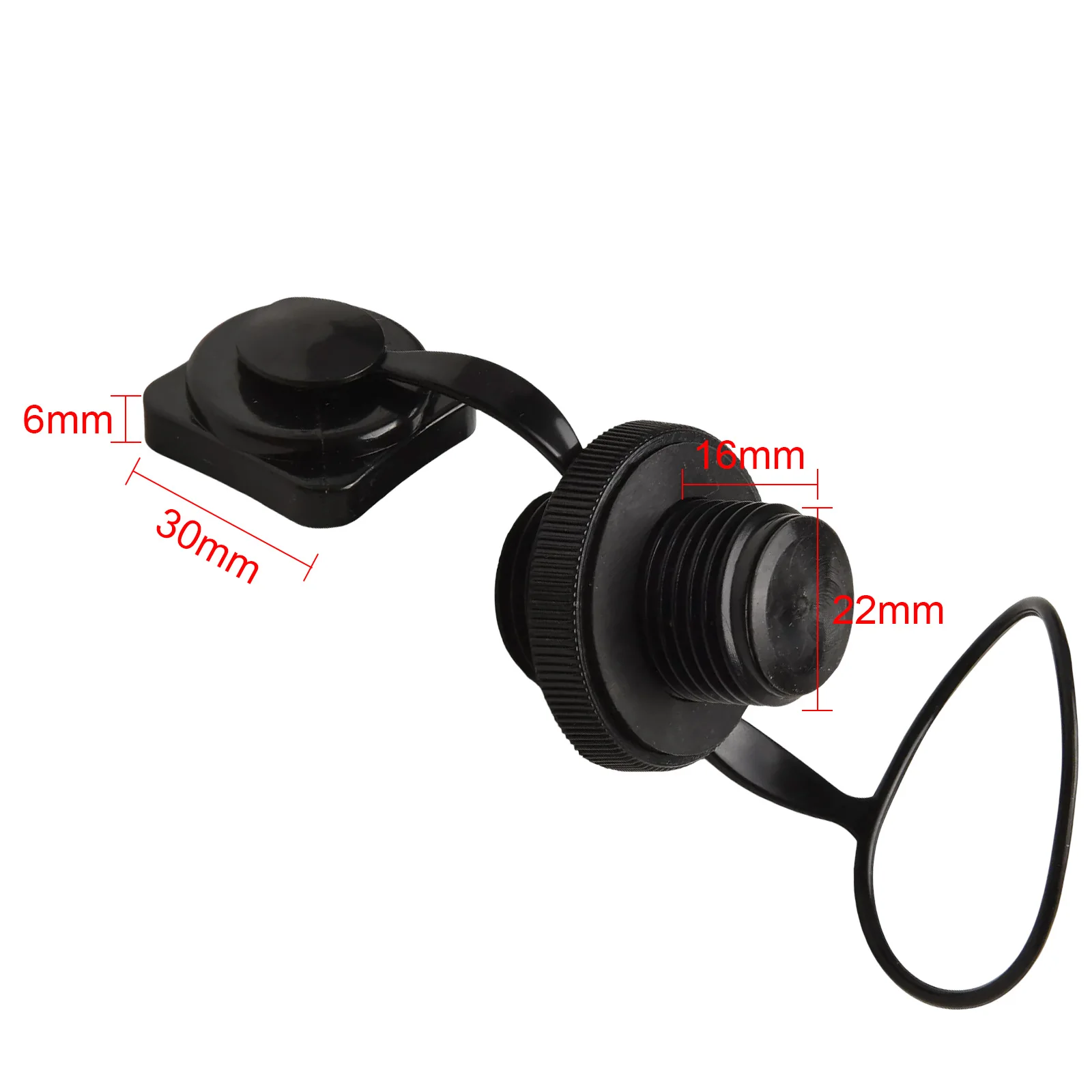 Efficient Inflation Home Use Inflatable Boat Air Valve Air Valve 22mm Diameter Holes Easy To Check Air Tightness