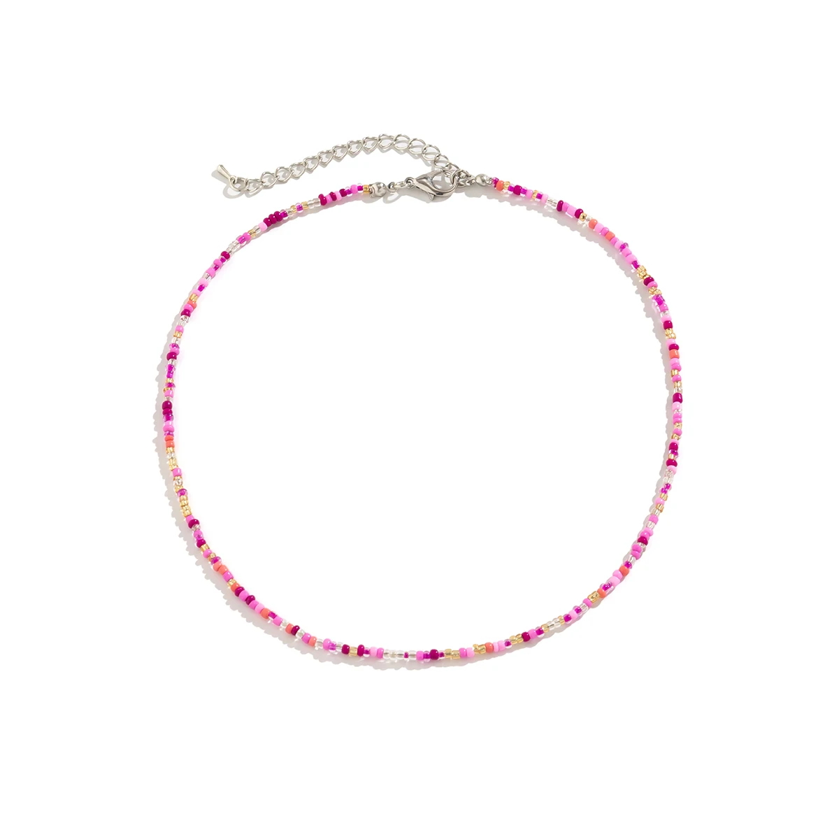 Ingesight. z-الملونة البوهيمي مطرز المختنق للنساء ، قلادة اليدوية ، طوق قصيرة ، مجوهرات الحفلات ، الصيف