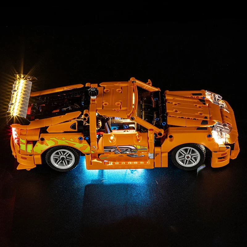 Zestaw oświetlenia LED DIY do LEGO 42204 Fast & Furious Supra MK4 (tylko oświetlenie LED, bez modelu klocków)