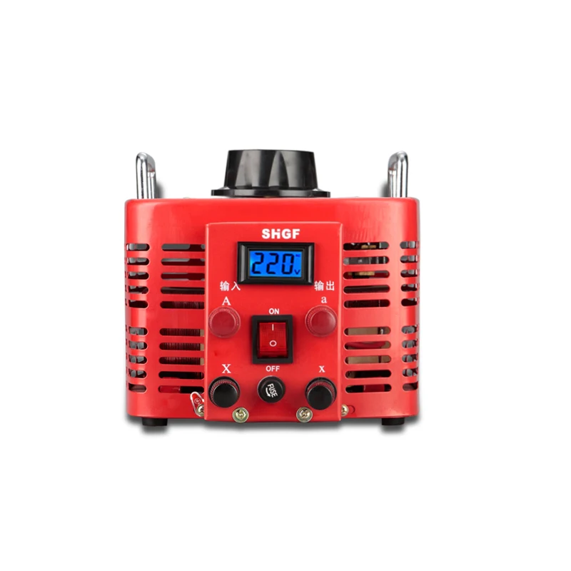 220V Variac Variable Transformer Voltage Regulator Single-phase Adjustable 0-300V AC Regulating Power Supply