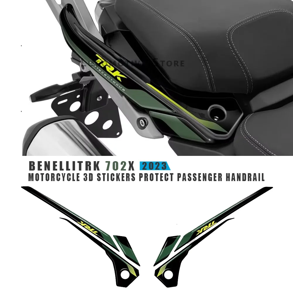 2023 TRK702X Motorrad Zubehör 3D Gel Epoxy Aufkleber Kit 3D Griffe Schutz Aufkleber Für Benelli TRK 702 TRK 702X2023