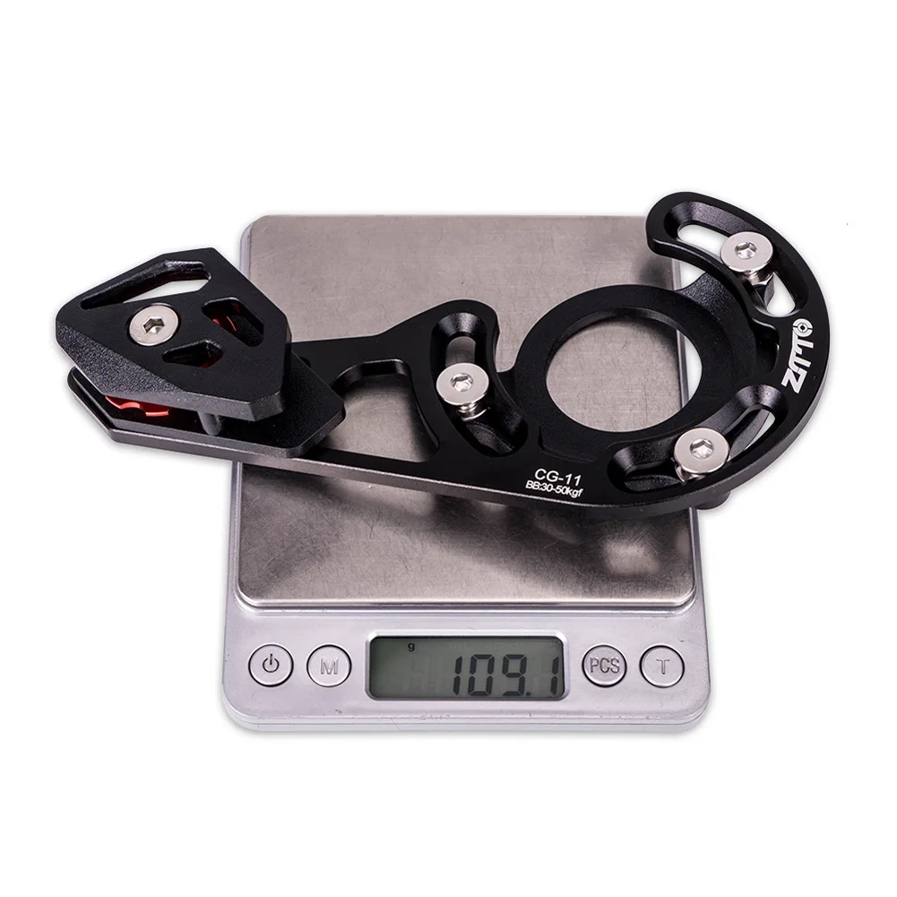Sleek MTB Bike Single Disc Chain Guide DH 32T38T Cycling Chain Guide Precision CNC Machined for Optimum Functionality