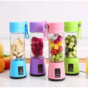 Mini portable blender for shakes and smoothies rechargeable USB 380ml Traveling Fruit Squeezer Hand Squeezer 6 Main Sales Mini Blender - №6