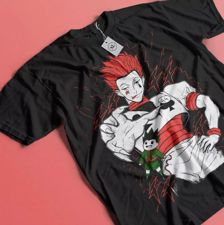 

Hisoka T-Shirt Hunter X Hunter Manga Strip HXH Anime Gift Unisex Shirt All Size