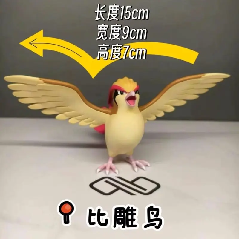 

Фигурка Pokemon Anime Pet Elf Big Bird, модель орнамента, гигантский болотный Monste, коллекция игрушек, подарок на день рождения, в наличии, фигурка