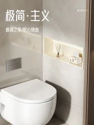 Niche toilet recessed rack storage rack bathtub niche shower room cream white 선반 shelf bathroom accessories  repisas pared