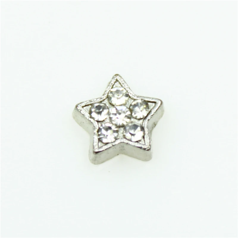 2023 20 шт., Хрустальная волшебная палочка, пентаграмма, Обычная Серебряная звезда, плавающие шармы, живая фотография, браслет, «сделай сам», ювелирные изделия, аксессуары