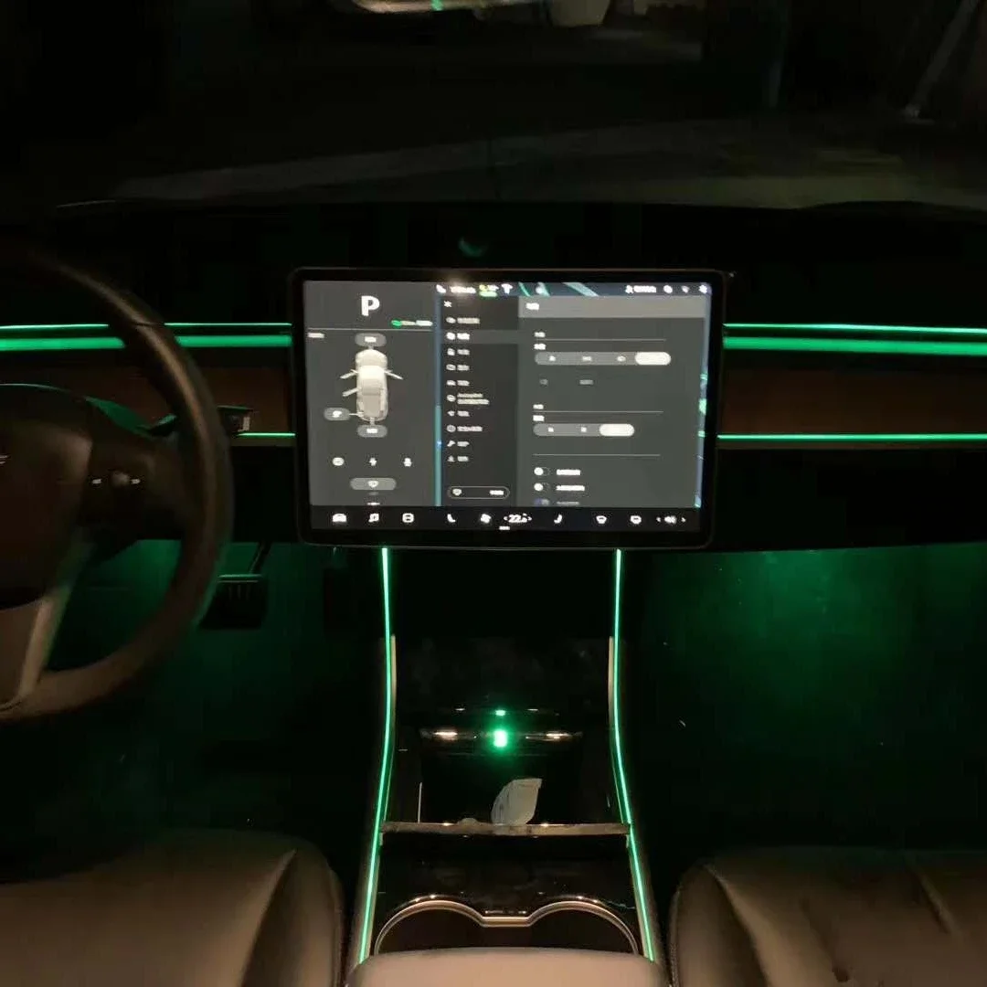 

Retrofitting Lights RGB Light Bar Car Colors Ambient Light For Tsla Model