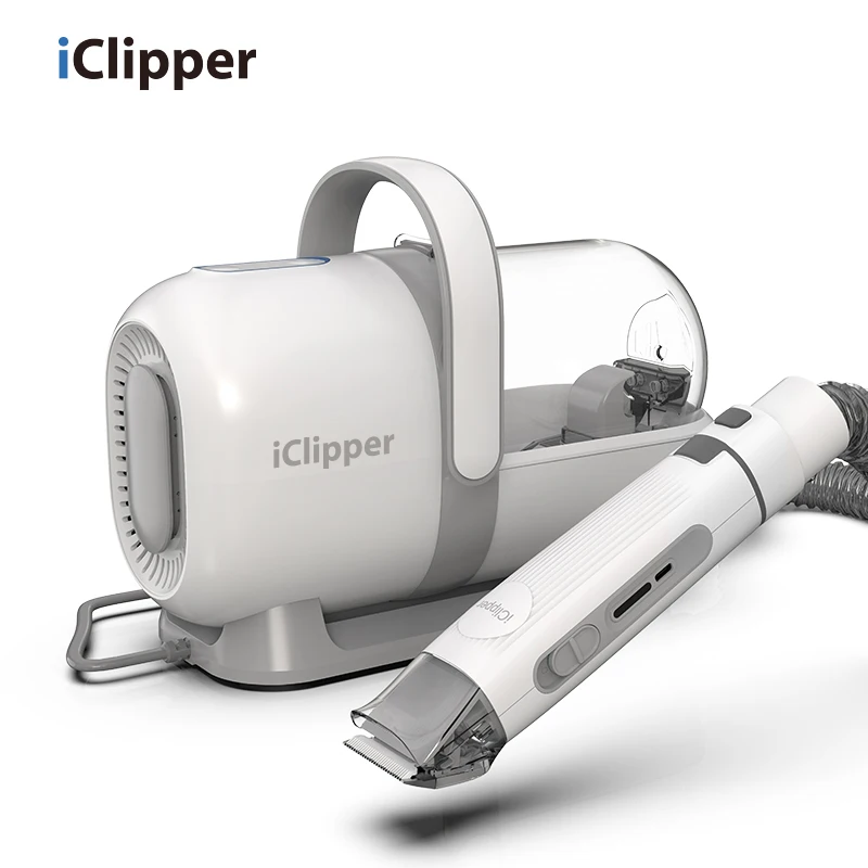 IClipper LM1 مكنسة تهذيب الحيوانات الأليفة مع كليبرز قادين فرشاة Deshed مجموعة أدوات إزالة شعر الكلب والقط