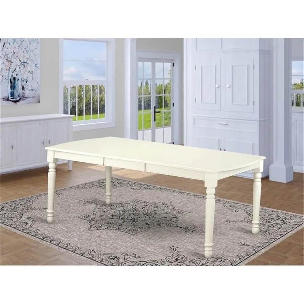 Kitchen Dining Table - a Rectangle Wooden Table Top with Butterfly Leaf & Stylish Legs 42x78 Inch