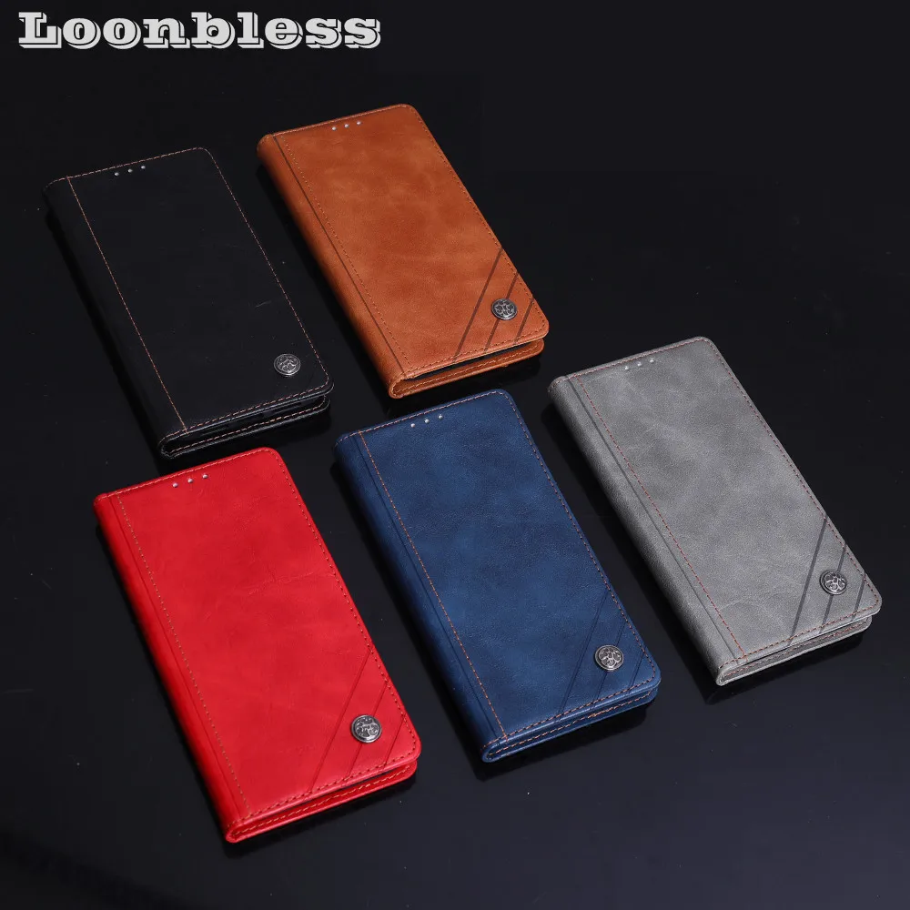 Business Cover For Coque Sharp Aquos Sense 4 Case Luxury Flip Leather Fundas For Sharp Sense4 Lite case Sense5G 4 Basic Cover