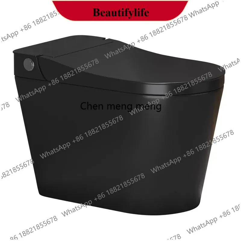 DD132 Black color ordinary toilet household no water pressure limit creative kick flush toilet