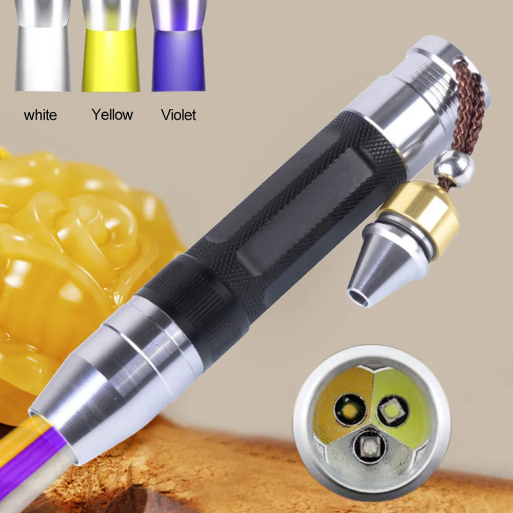 Four light source violet torch jade special strong light illumination jade ultraviolet lamp jewellery jade appraisal instrument