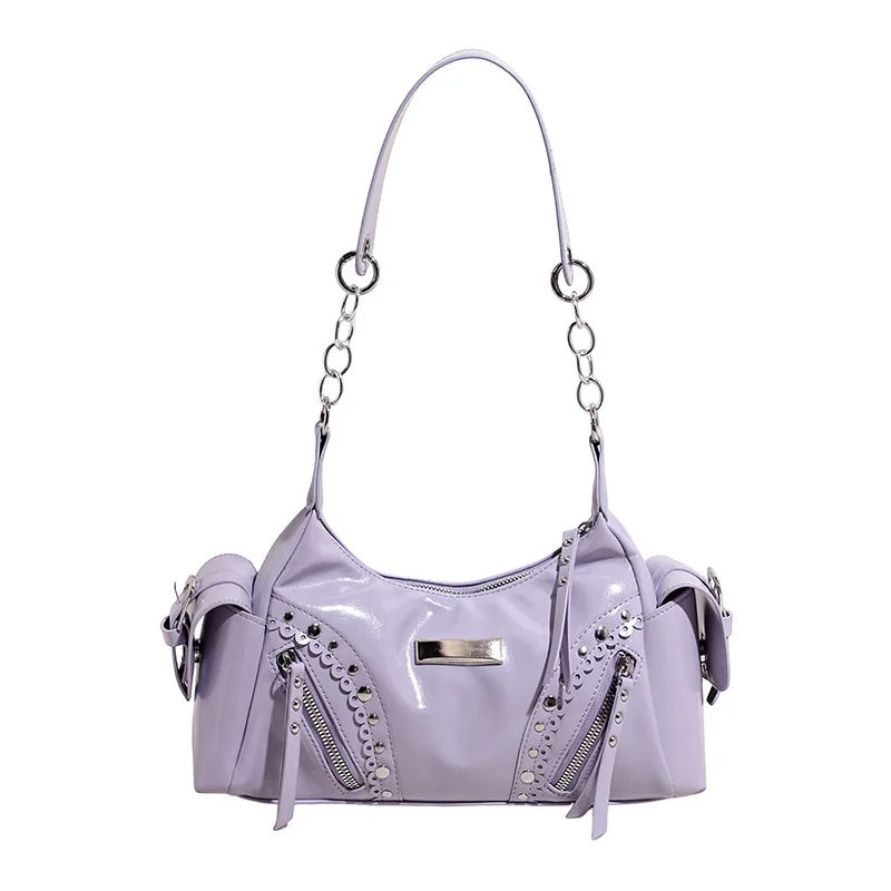 

Fashionable Motorcycle Tote Bag for Women Shoulder Bags Purse and Handbags Designer Bag Сумка Женская Bolsos De Mujer Sac 2025