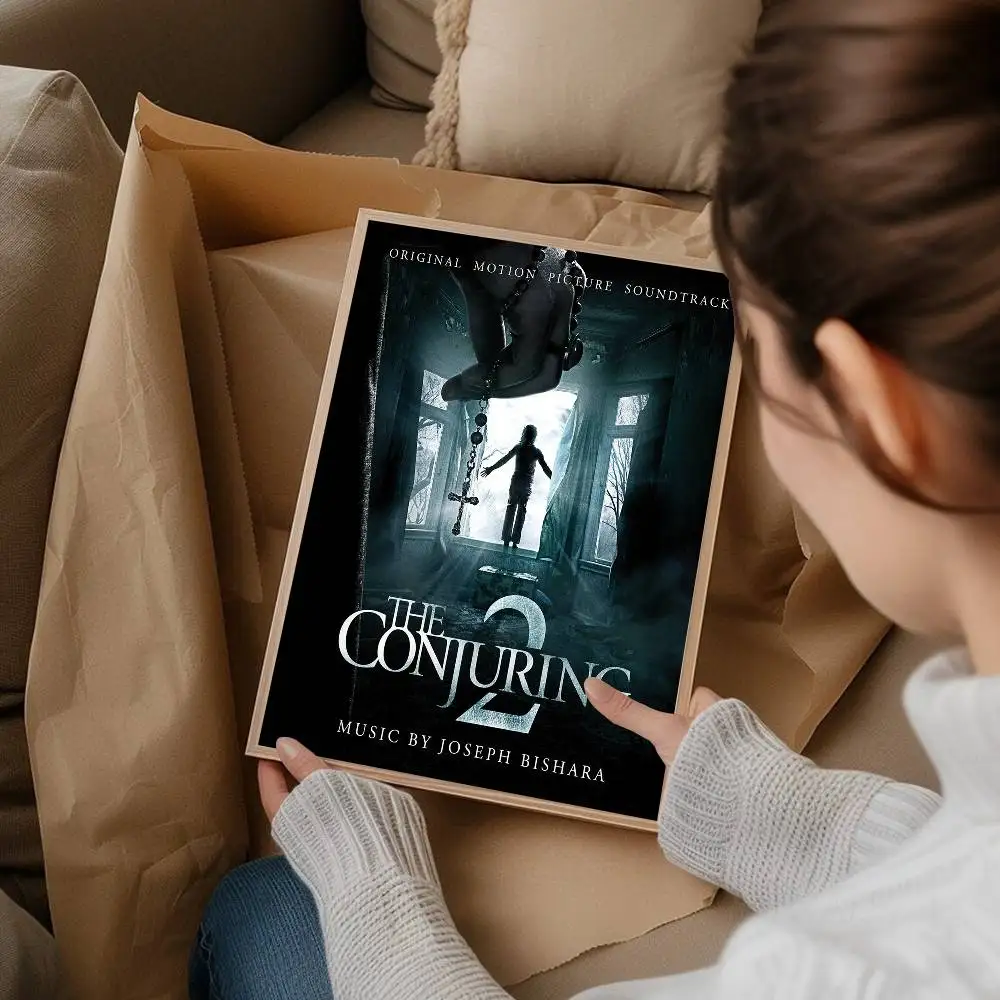 فيلم The Conjuring Last Rites Whitepaper ملصق HD جودة ملصق جدار الفن اللوحة غرفة الدراسة جدار ديكور