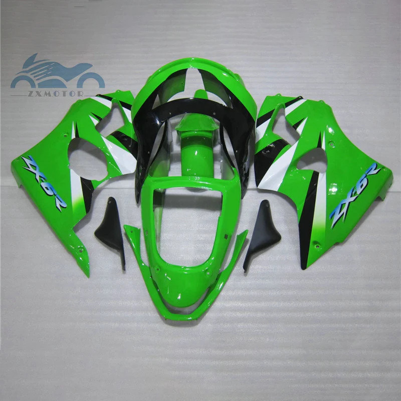 

Free Custom fairing kits for KAWASAKI Ninja ZX6R 1998 1999 ABS sport fairings set ZX 6R ZX636 98 99 green body aftermarket parts