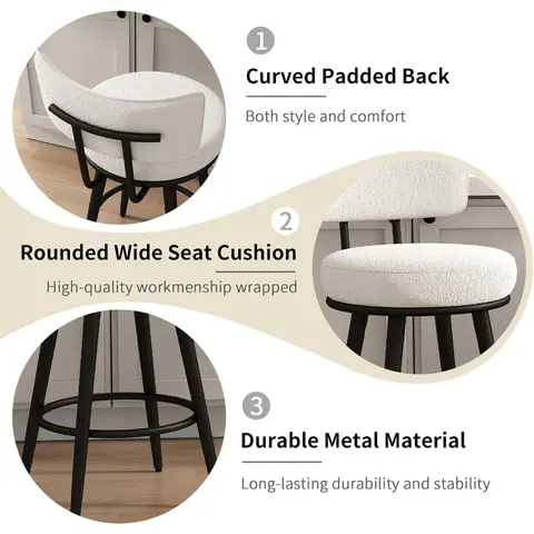 8 best sales काउंटर ऊंचाई बार स्टूल - №7