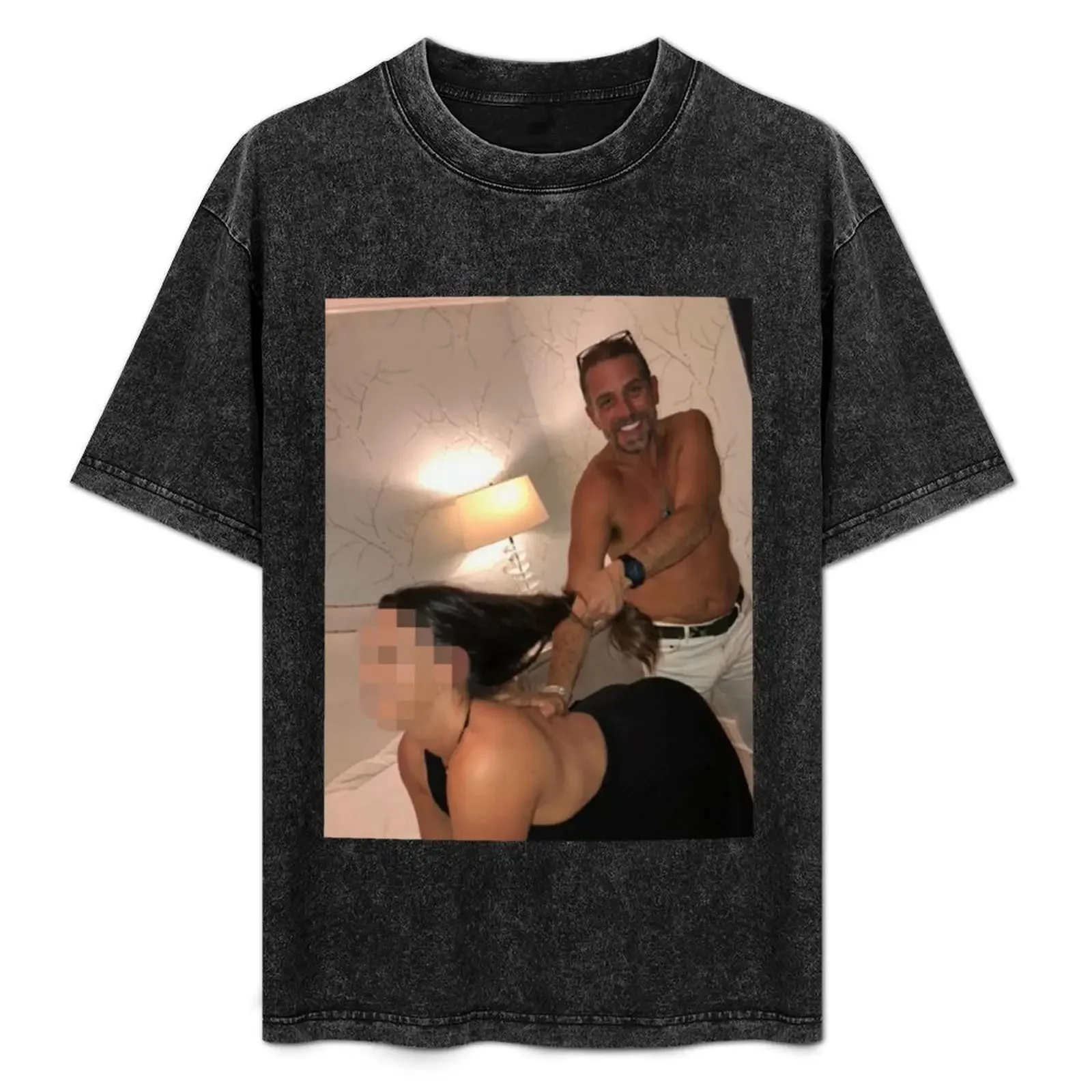 

Hunter Biden Hair Pulling T-Shirt customs blanks anime t shirts plain white t shirts men