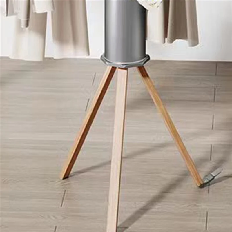 【A56X】Tripod Clothes Drying Rack, Portable Foldable Clothes Drying Rack, Home Floor Standing Wooden Clothes Drying Rack