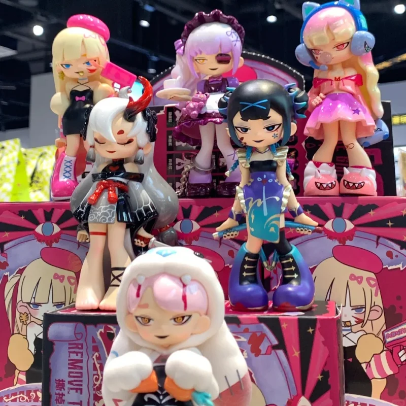 

Authentic In Stock Yandere Girl Removal Tag Series Mysterious Box Caixa Misteriosa Blind Box Toy Cool Disease Girl Series Model