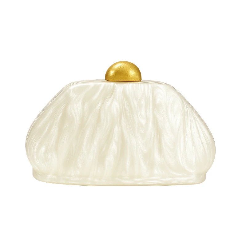 

Acrylic Clutch Bag Crossbody Evening Wedding Shoulder Seashell New Fashion Luxury Bags Exact Replicas Brands Women's Purse 2025