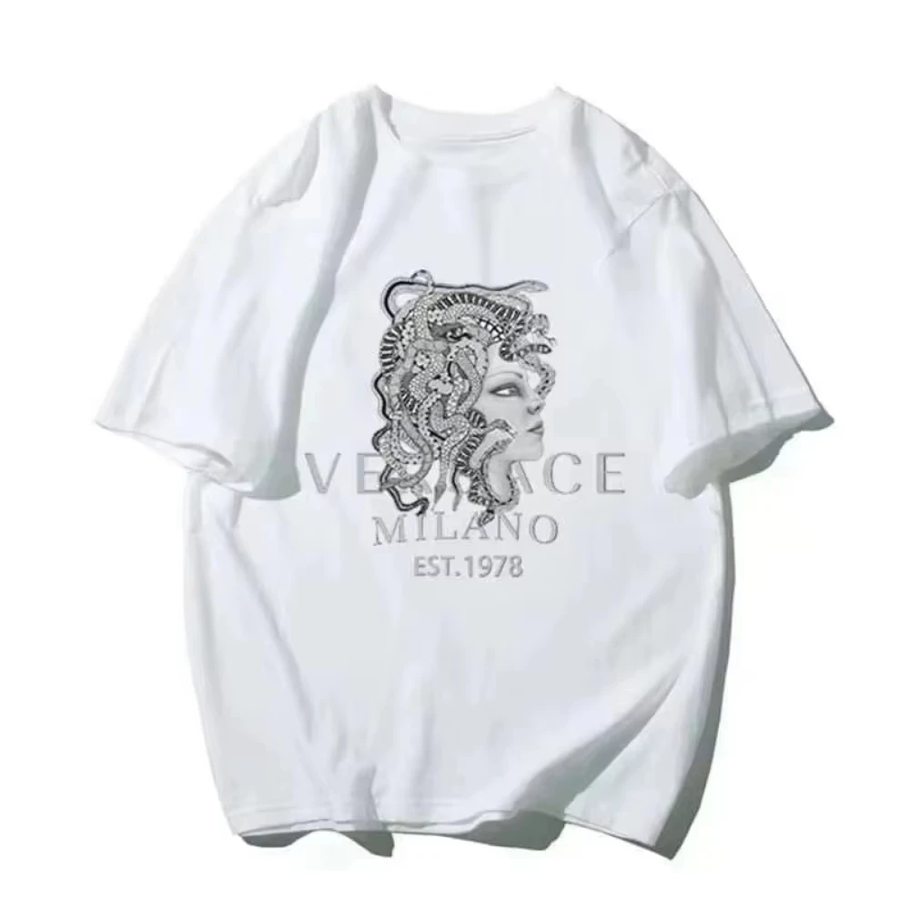 2026Goddess Myth Portrait Graphic T Shirt Kids Adults Casual Short Sleeve Tee Ancient Lady Art Print Streetwear Crew Neck Tshirt