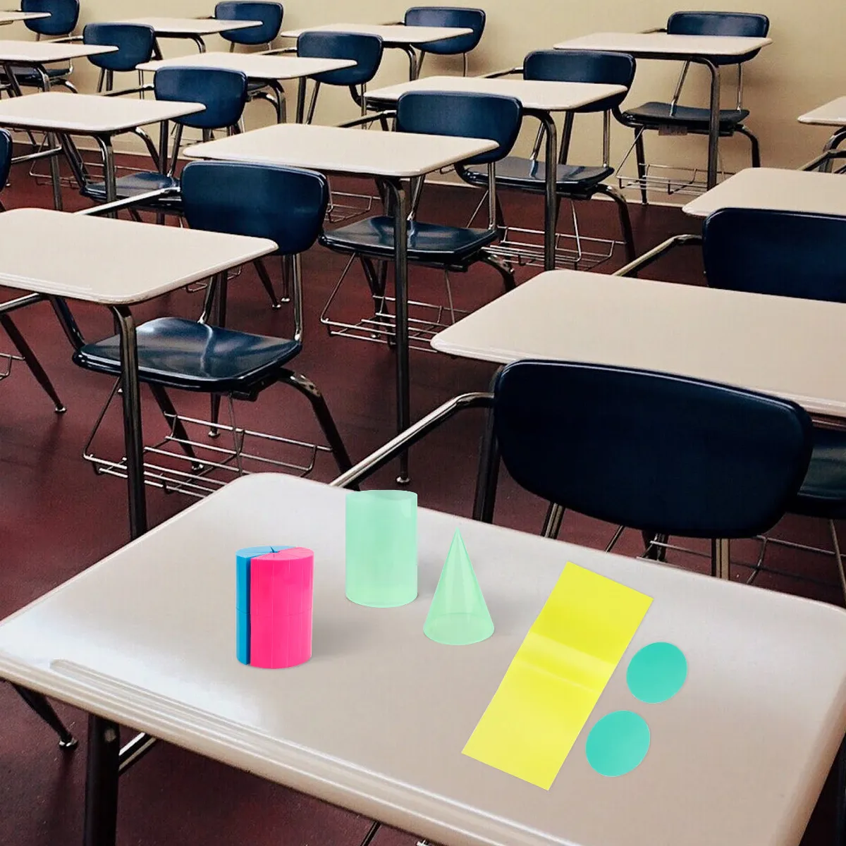 2Sets Geometry Computational Formula Material Area Volume Demonstrator Cylinder Cone Volume Formula Derivation Teaching Supplies