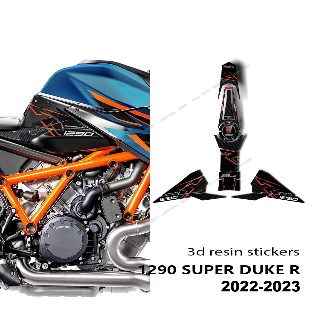 

3D Sticker Kit for 1290 R Super Duke 2022-2023 Motorcycle Tank Pad Fairing Protection Kit