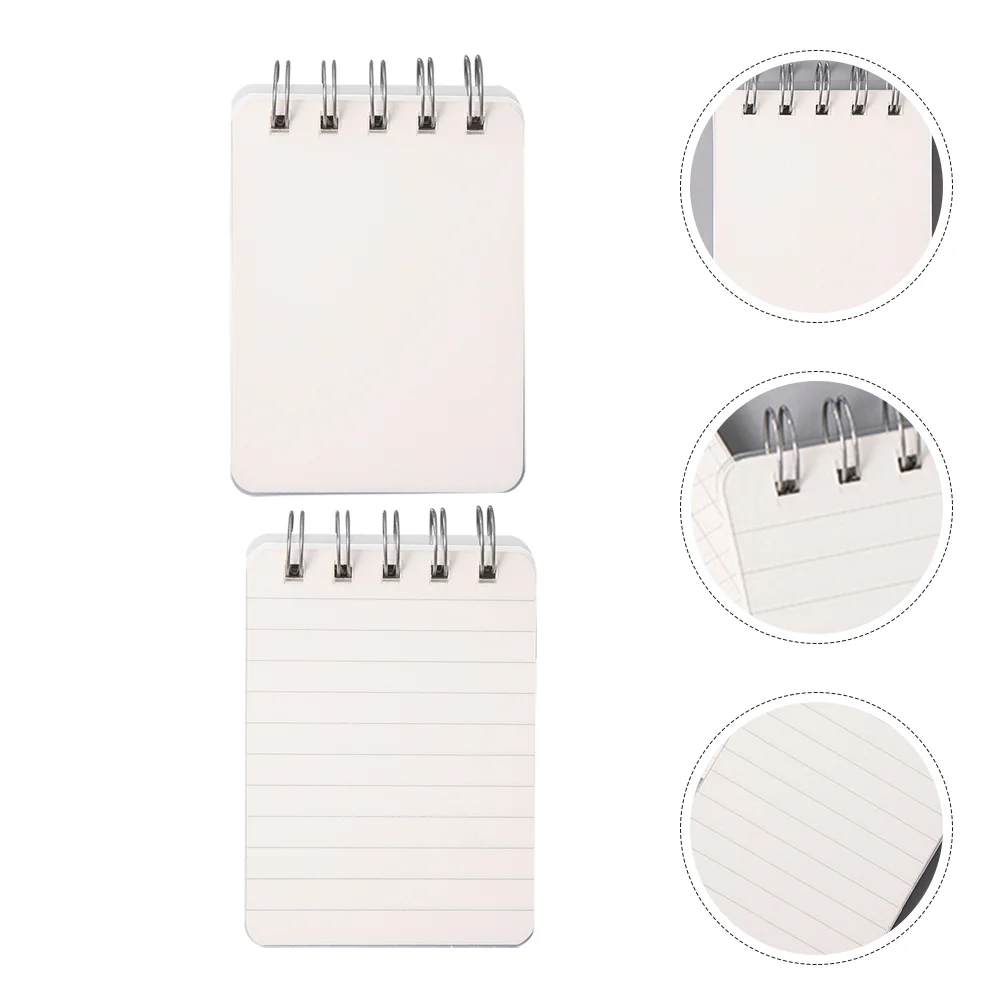 

4pcs Spiral Notebooks Spiral Memo Notepads Mini Portable Coil Notepads small spiral notebook portable spiral notebook