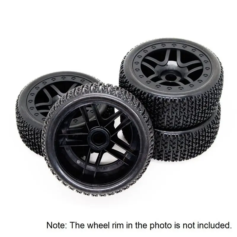 CYGJ-8Pcs 109Mm 1/8 RC Off-Road Buggy Car Rubber Tire Tyre For HSP Redcat Losi HPI Kyosho MP9 Hobao Hyper Upgrade Parts view 4