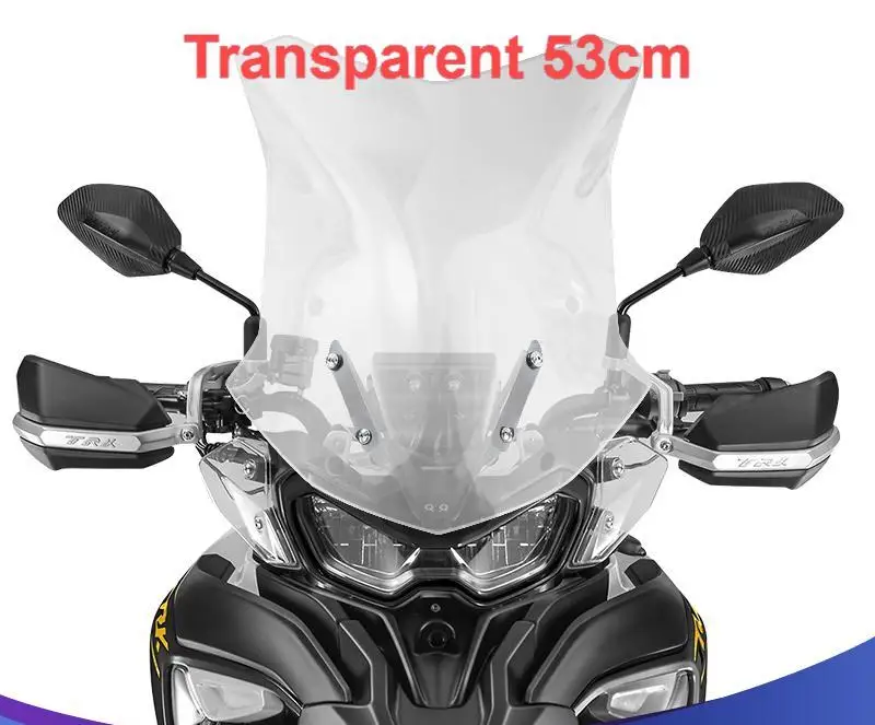 For Benelli TRK702 front windshield 702X special modified windshield heightened rain shield TRK702 water bird model