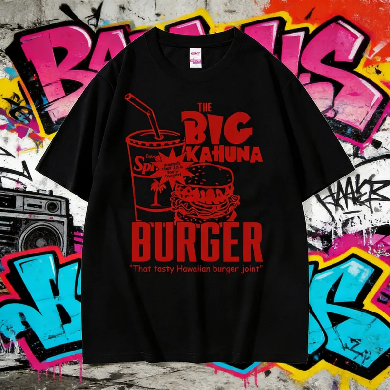 2025-verao-famoso-diretor-quentin-tarantino-filme-pulp-ficcao-o-grande-hamburguer-kahuna-que-sabroso-hamburguer-havaiano-conjunta-tshirt