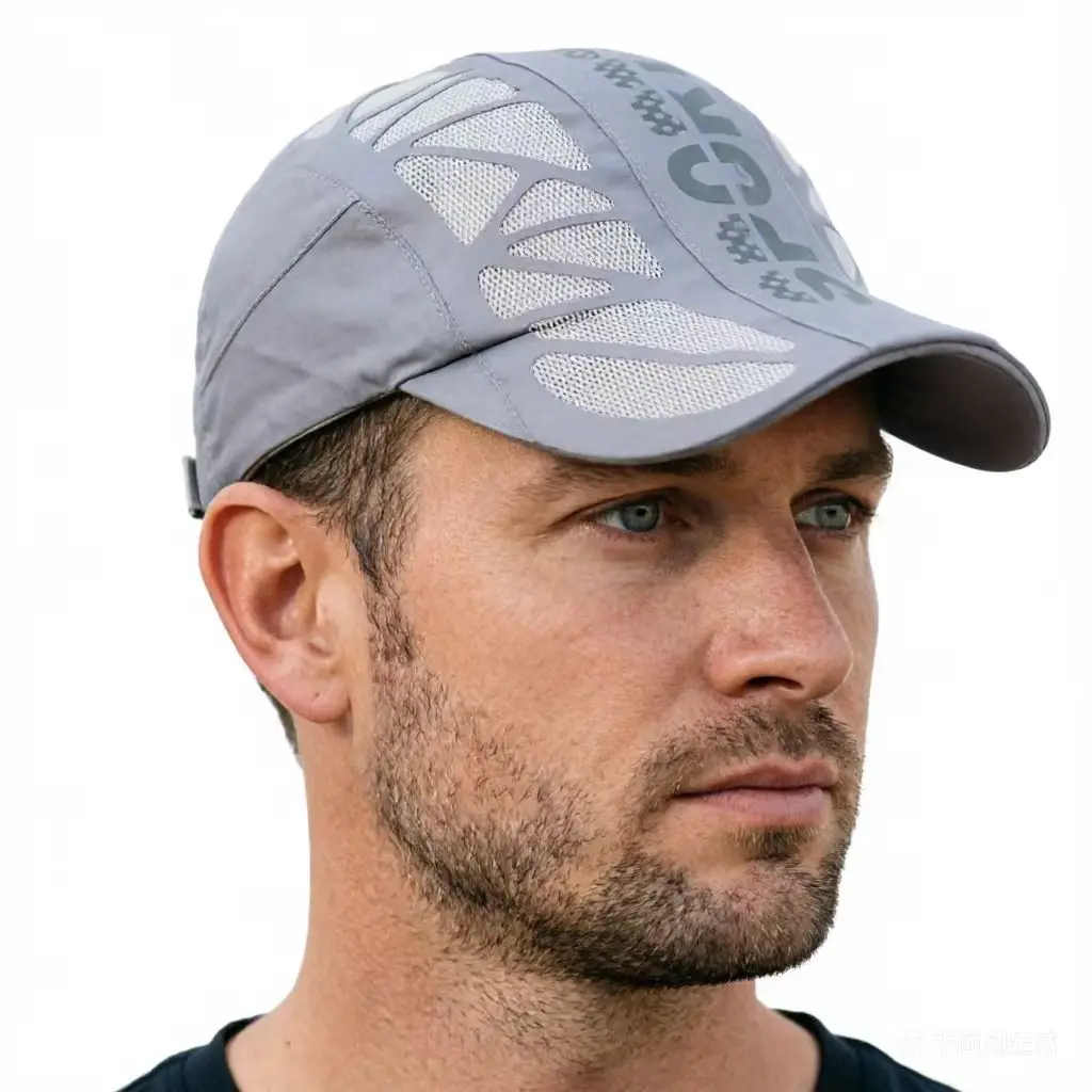 1 casquette de sport d'été pour hommes, en maille respirante, à la mode, pour l'extérieur, en forme de bec de canard