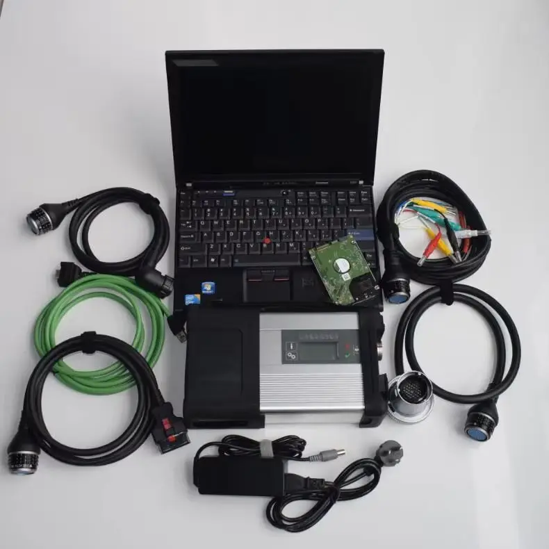 MB Star C5 SD Connect C5 مع أحدث أداة تشخيص 2025.03 mb star c5 vediamo/X/DSA/DTS مع كمبيوتر محمول X201 I7 8G