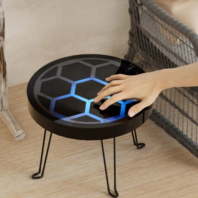 

91AC Handcraft Own Resin Art with Our Sturdy Silicone Mold Home Accessory for Creating Bespokes Circular Tabletop Decoration
