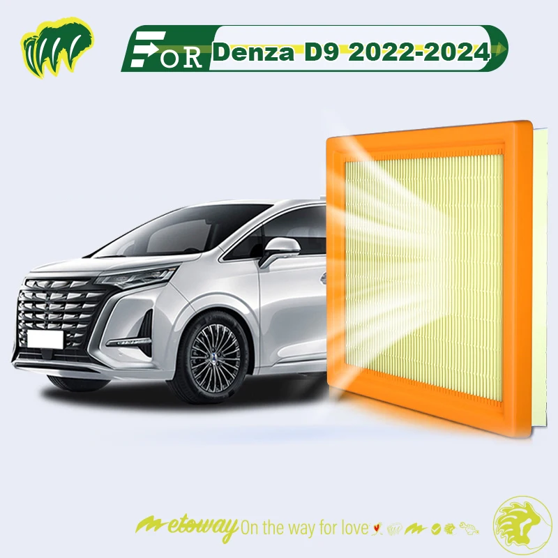 

For Denza D9 2022-2024 Conditioning Filter Car Pollen Cabin Air Filter Auto Climate Control Gases Replace Accessories