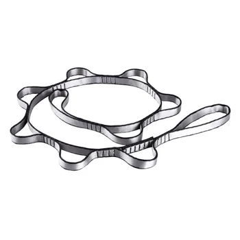 23KN süper güçlü Yoga kayışları uzatmak salıncak hamak papatya zincir kemer açık tırmanma ağacı asılı halat 1.1m