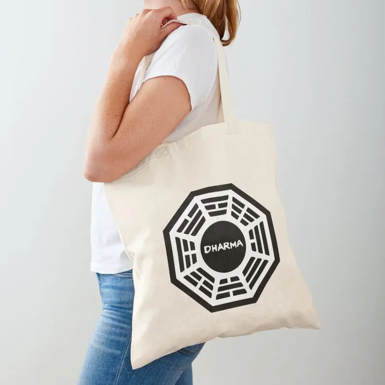 

The Dharma Initiative (Lost) Tote Bag Portable shopping bag sac pour femme Customizable tote bag tote canvas