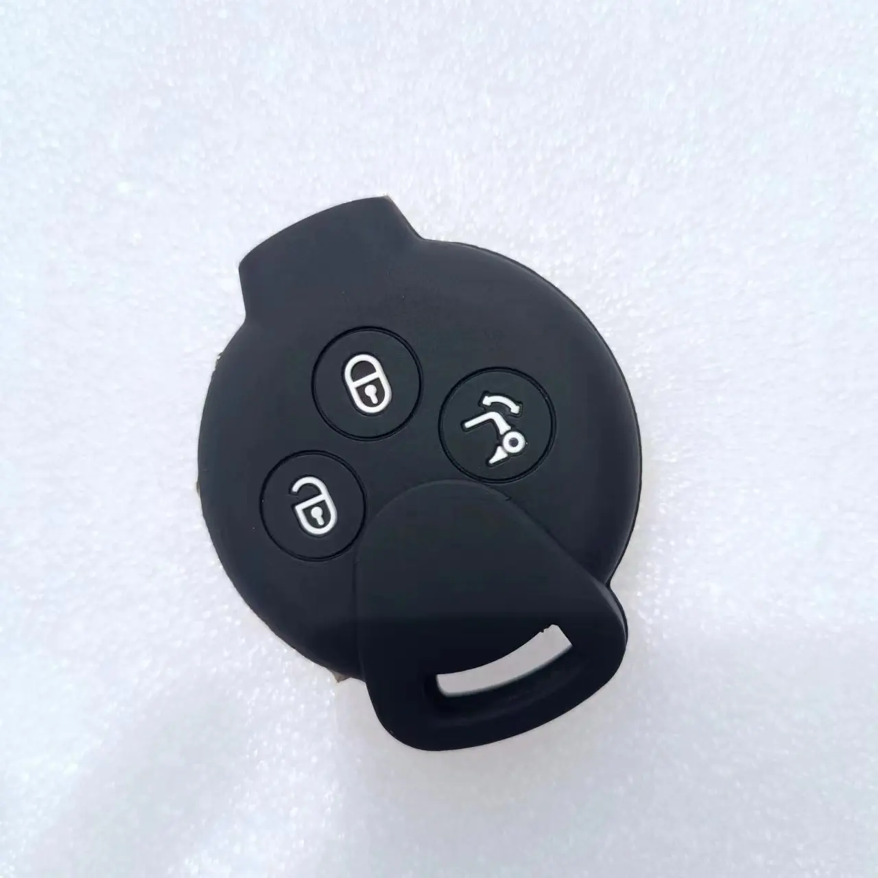 Keyless Fob Protected Repair Case For Mercedes Benz Smart Fortwo Crossblade K City Cabrio 3 Button Silicone Holder Jacket Cover