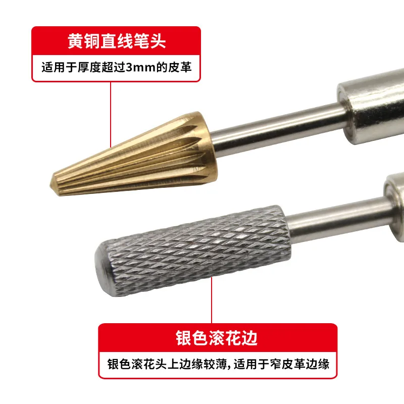 Dual-purpose oil edge pen sticky glue piping oil, edge banding tool DIY manual edge oil pen, leather tools with bearings