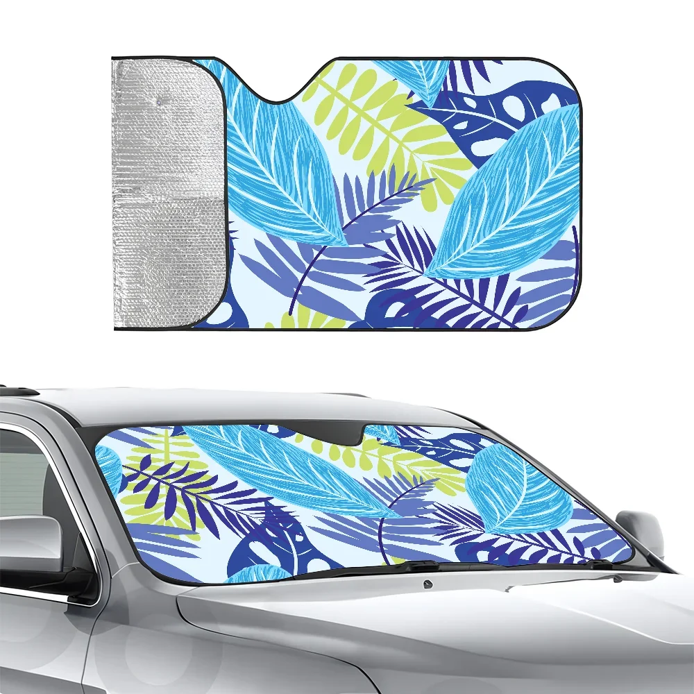 

Тропические пальмовые листья, автомобильный солнцезащитный козырек, теплоизоляционная алюминиевая пленка, солнцезащитные козырьки на лобовое стекло, блоки УФ-лучей, автомобильный солнцезащитный козырек