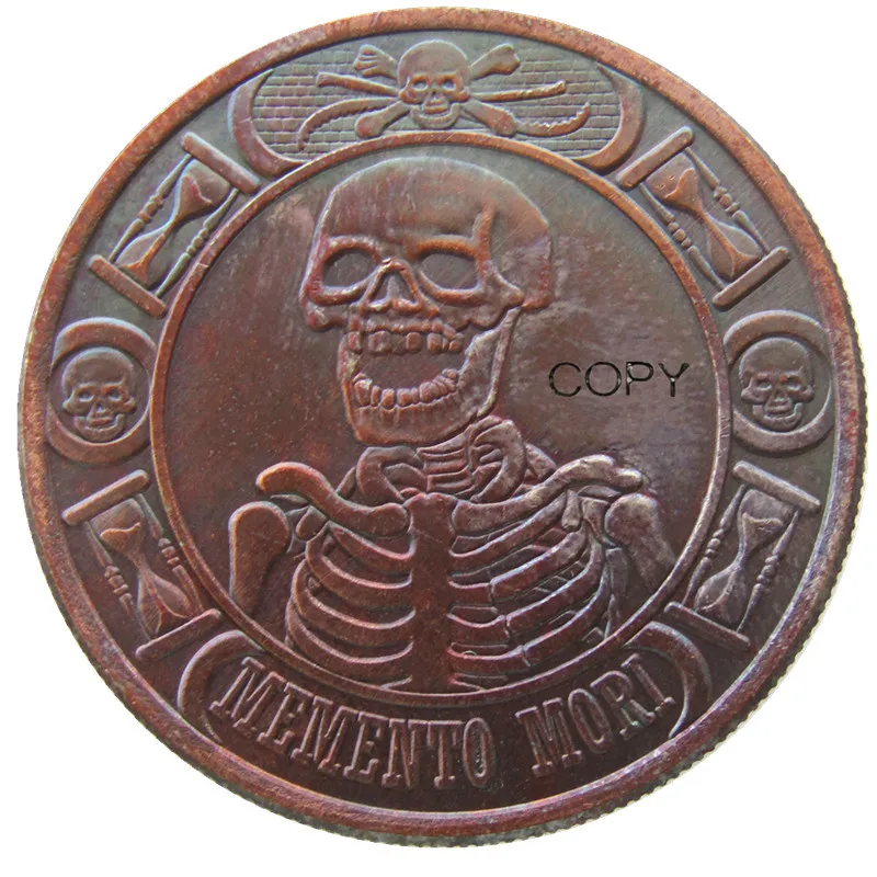 HB(128)US Momento Mori Copper Copy Coins