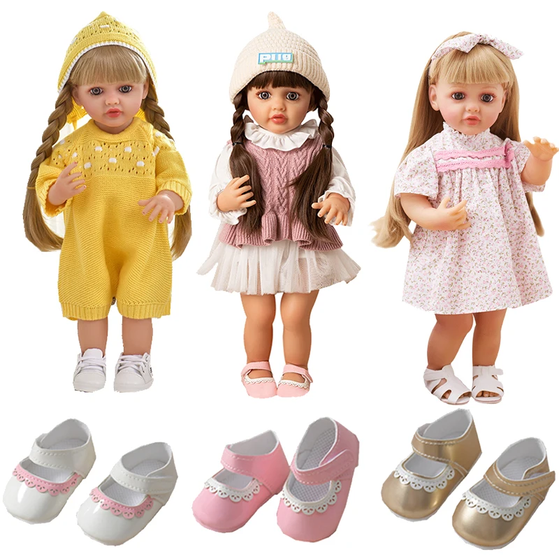 7.5-8cm buty dla lalek dla 55cm Reborn Doll Reborn Baby miniaturowe buty 21 cali akcesoria dla lalek trampki DIY zabawka dla dziewczynki prezenty