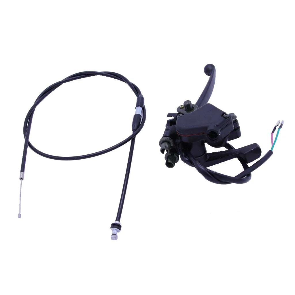 

1Pcs Aluminum Throttle Cable Comp with Dual Brake Lever Assy for 150cc Quad